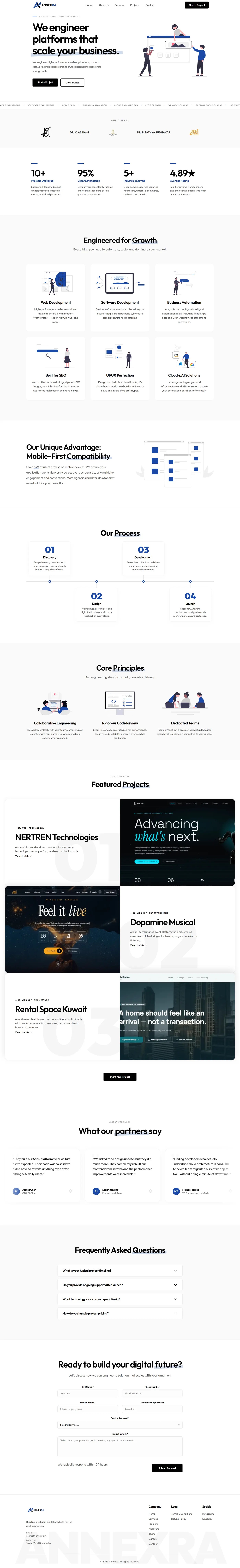 Annexra website preview